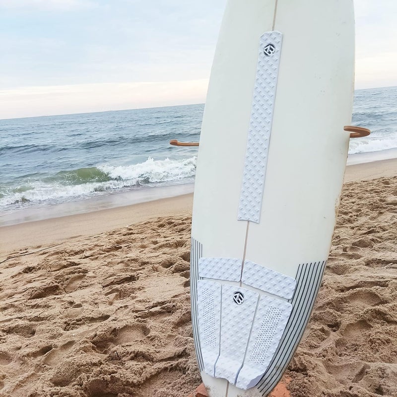 AQUBONA Store 5 Piece EVA Surfboard Deck Traction Pads for Stomp Skimboards, Surf Boards, Funboard, Fish Board - Image 2